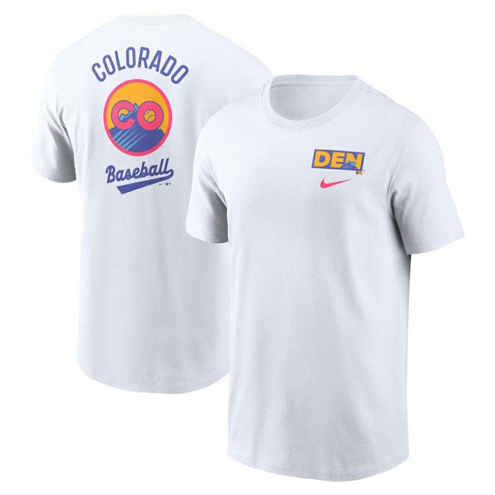 MLB Colorado Rockies Nike 2025 City Connect 2-Hit T-Shirt