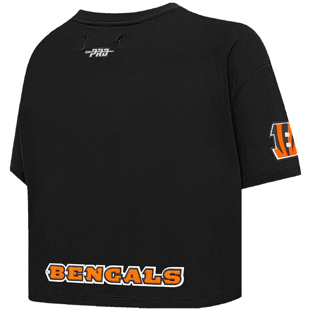 Joe Burrow  Pro Standard Women's Player Name & Number Cropped Boxy T-Shirt - Cincinnati Bengals
