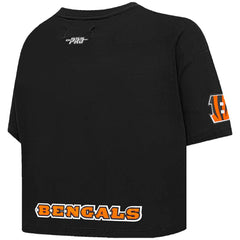 Joe Burrow  Pro Standard Women's Player Name & Number Cropped Boxy T-Shirt - Cincinnati Bengals
