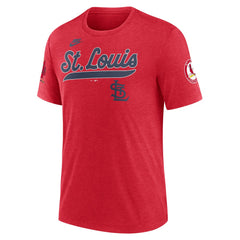 MLB St. Louis Cardinals Nike Cooperstown Collection Eras Tri-Blend T-Shirt