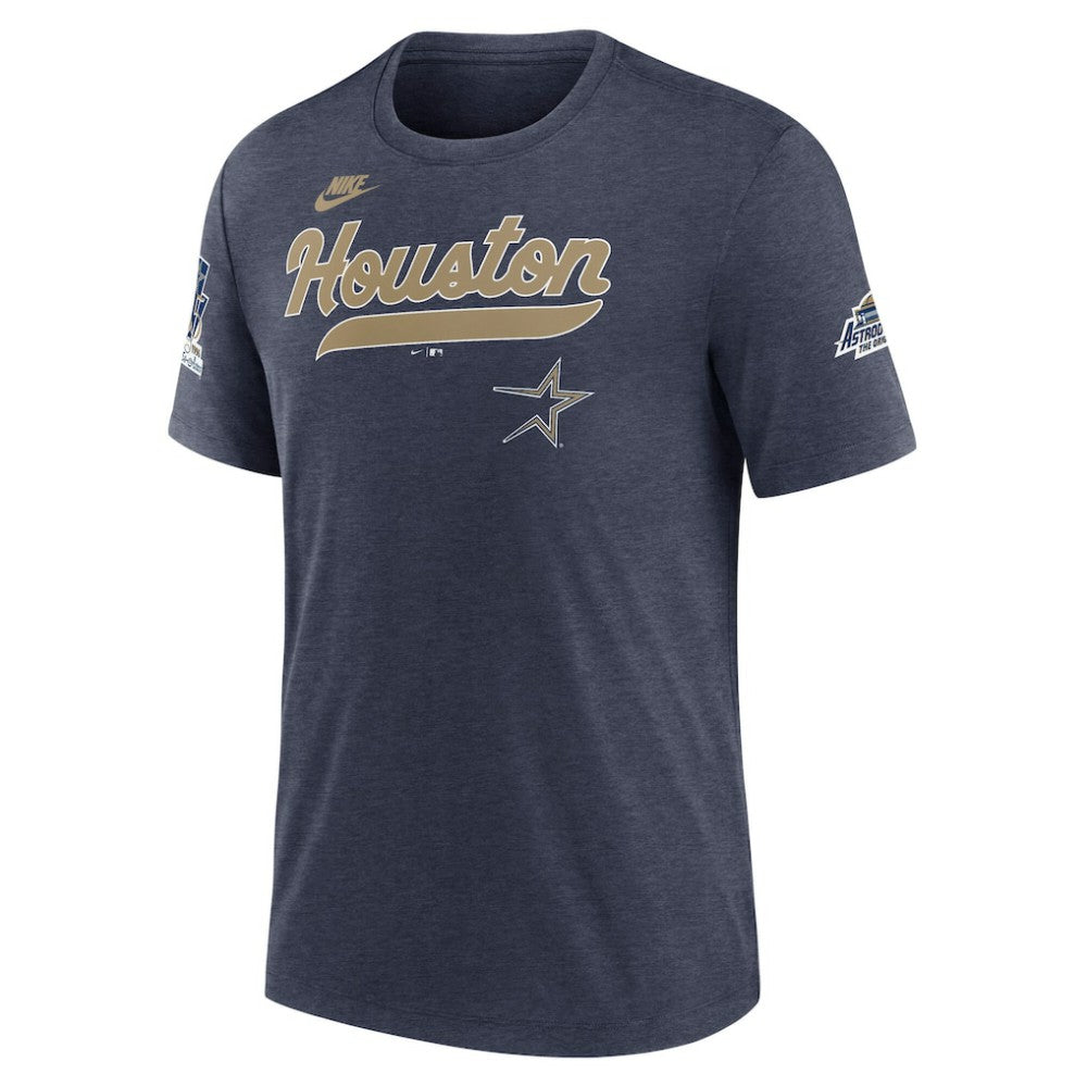 MLB Houston Astros Nike Cooperstown Collection Eras Tri-Blend T-Shirt