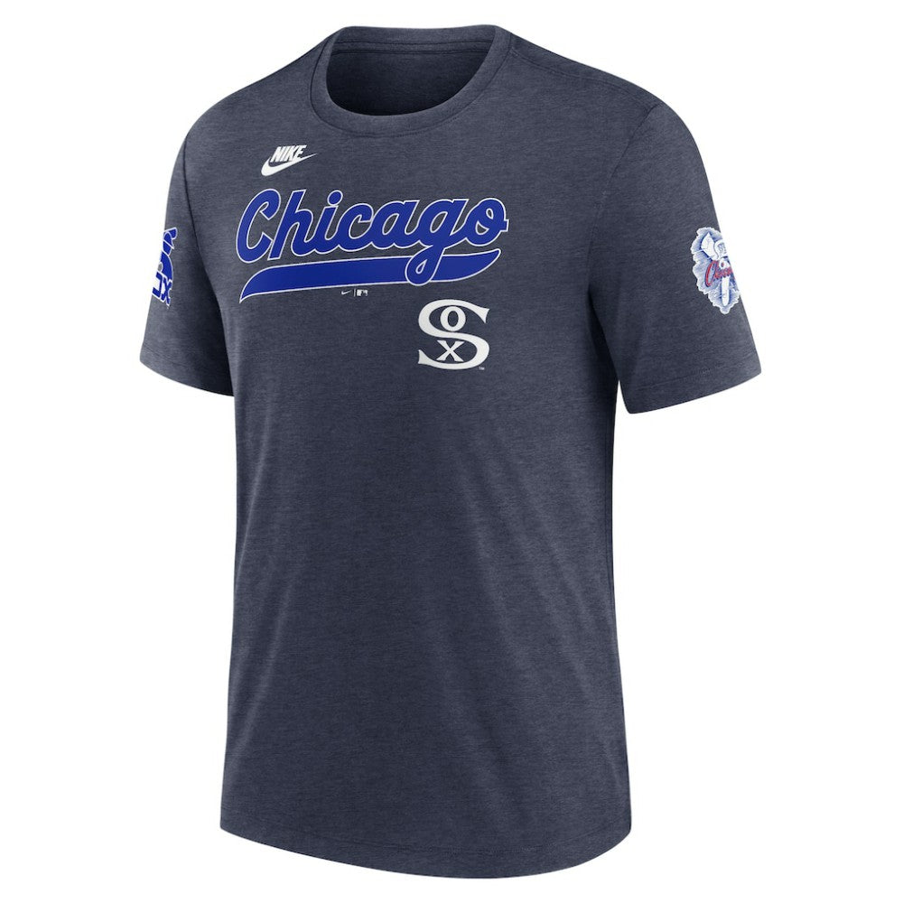 MLB Chicago White Sox Nike Cooperstown Collection Eras Tri-Blend T-Shirt