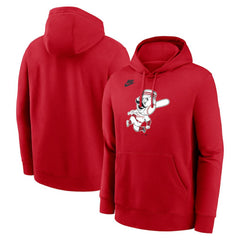 MLB Cincinnati Reds Nike Cooperstown Collection Logo Club Hoodie