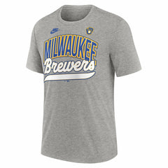 MLB Milwaukee Brewers Nike Cooperstown Collection Retro Tri-Blend T-Shirt