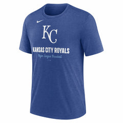 MLB Kansas City Royals Nike Logo Tri-Blend T-Shirt