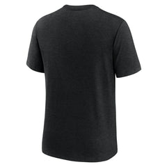 MLB Miami Marlins Nike Logo Tri-Blend T-Shirt