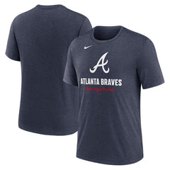 MLB Atlanta Braves Nike Logo Tri-Blend T-Shirt