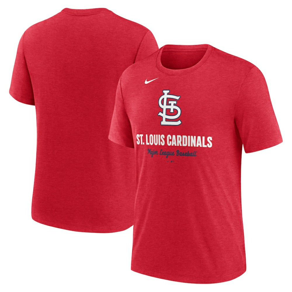 MLB St. Louis Cardinals Nike Logo Tri-Blend T-Shirt