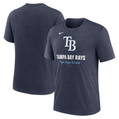 MLB Tampa Bay Rays Nike Logo Tri-Blend T-Shirt