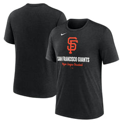 MLB San Francisco Giants Nike Logo Tri-Blend T-Shirt