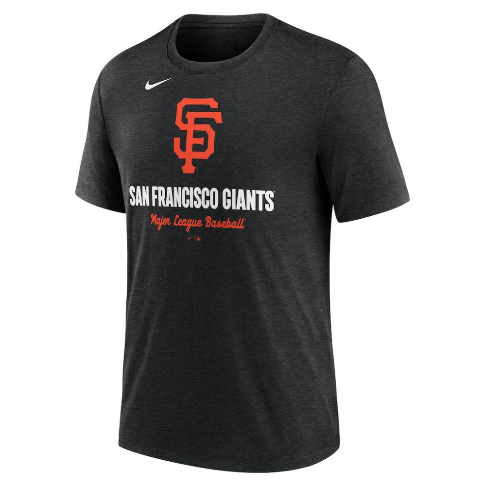 MLB San Francisco Giants Nike Logo Tri-Blend T-Shirt