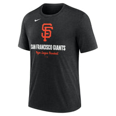 MLB San Francisco Giants Nike Logo Tri-Blend T-Shirt