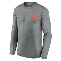 MLB Baltimore Orioles Nike 2-Hit Legend Dri-FIT Long Sleeve T-Shirt