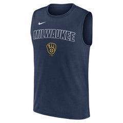 MLB Milwaukee Brewers Nike Knockout Dri-FIT Muscle Tank Top