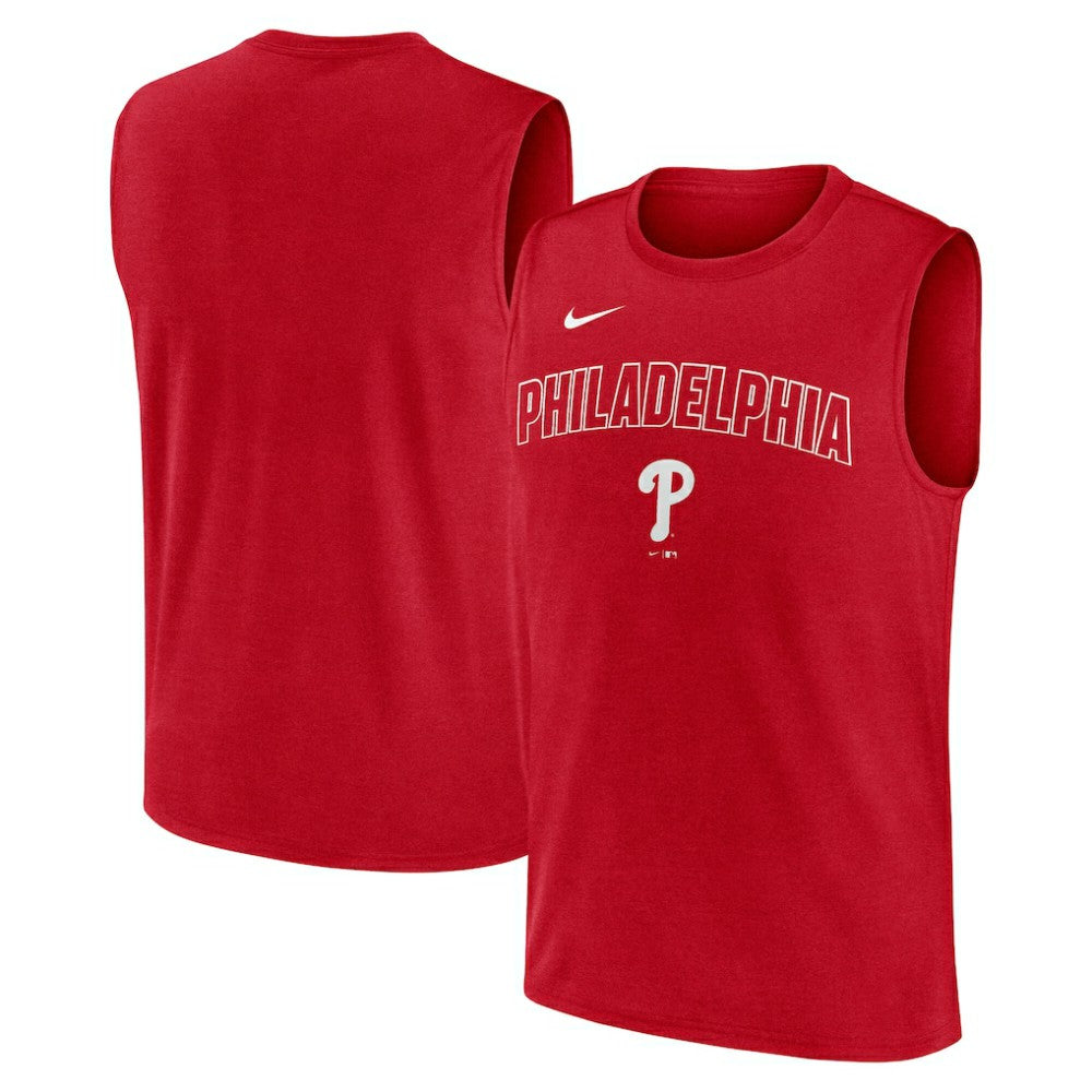 MLB Philadelphia Phillies Nike Knockout Dri-FIT Muscle Tank Top