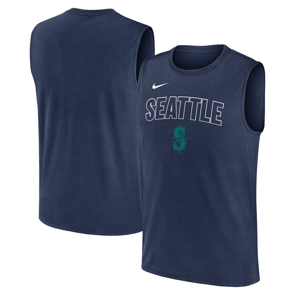 MLB Seattle Mariners Nike Knockout Dri-FIT Muscle Tank Top