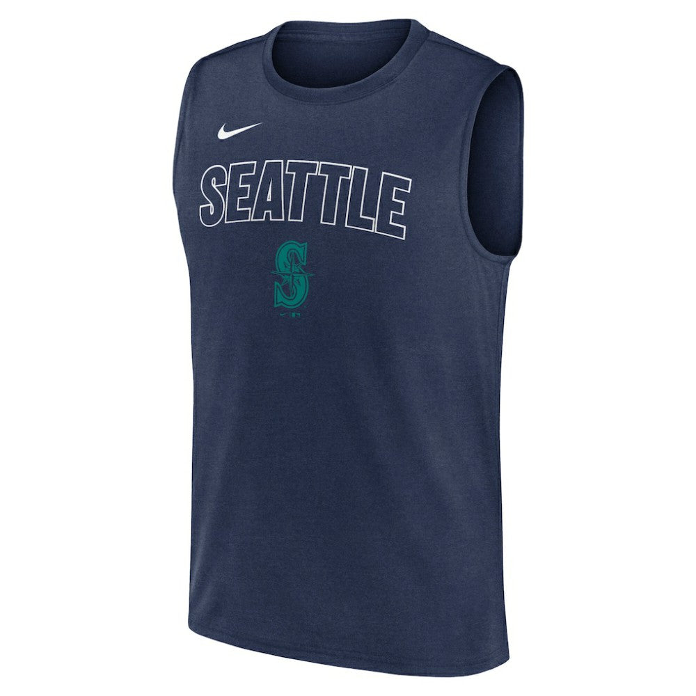 MLB Seattle Mariners Nike Knockout Dri-FIT Muscle Tank Top