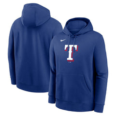MLB Texas Rangers Nike Logo Club Fleece Hoodie