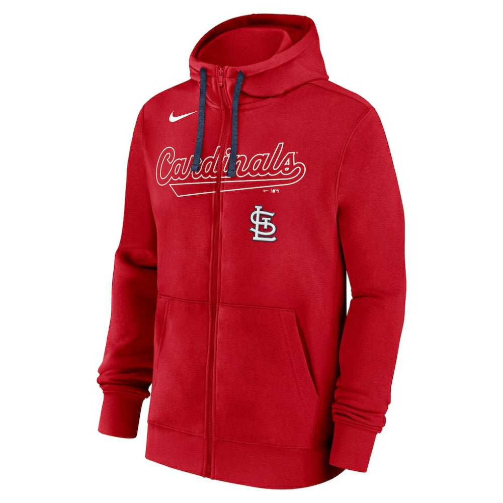 MLB St. Louis Cardinals Nike Knockout Script Full-Zip Hoodie