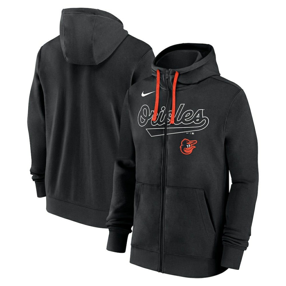 MLB Baltimore Orioles Nike Knockout Script Full-Zip Hoodie