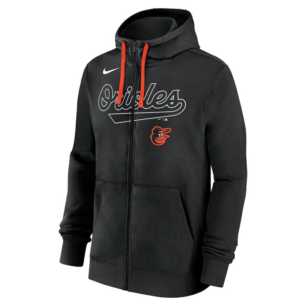MLB Baltimore Orioles Nike Knockout Script Full-Zip Hoodie