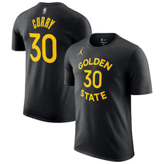 NBA Stephen Curry Golden State Warriors Jordan Brand Statement Edition Name & Number T-Shirt sale