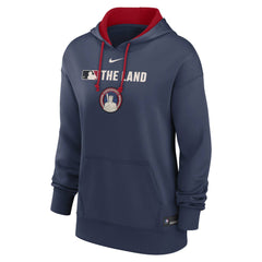 MLB Cleveland Guardians Nike Women's City Connect Authentic Collection Therma-FIT Hoodie