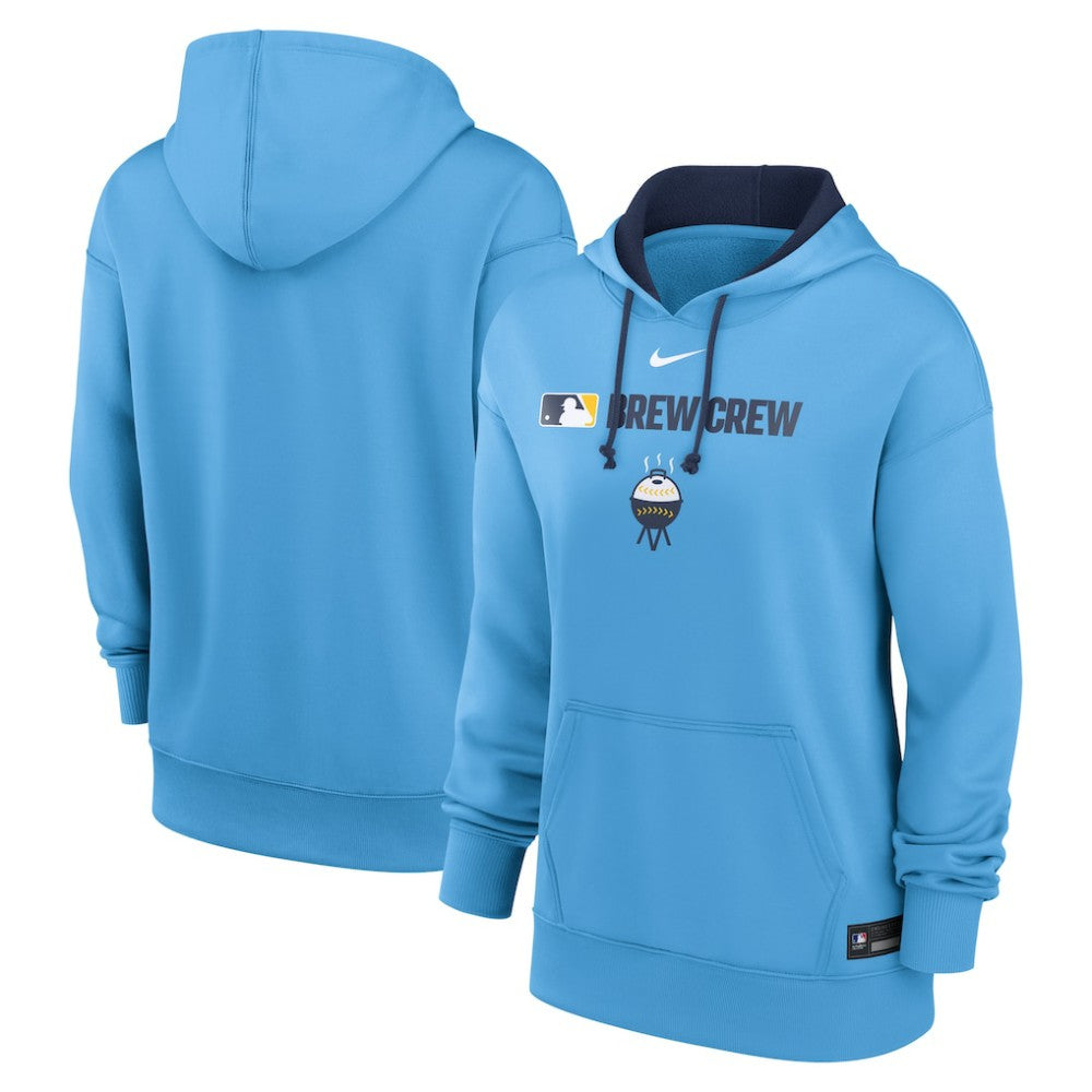 MLB Milwaukee Brewers Nike Women's City Connect Authentic Collection Therma-FIT Hoodie