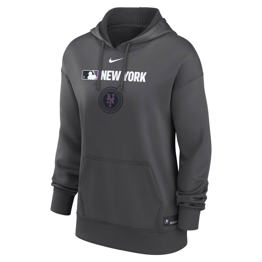 MLB New York Mets Nike Women's City Connect Authentic Collection Therma-FIT Hoodie