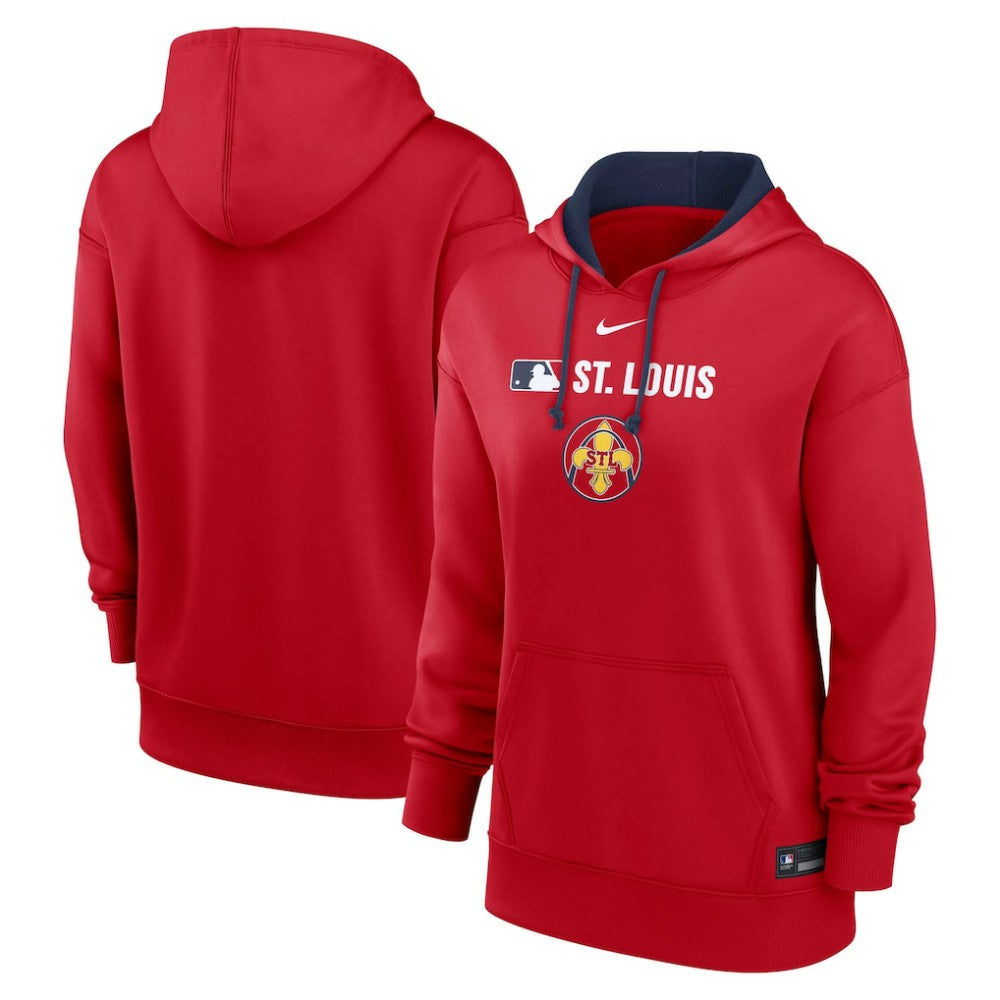 MLB St. Louis Cardinals Nike Women's City Connect Authentic Collection Therma-FIT Hoodie