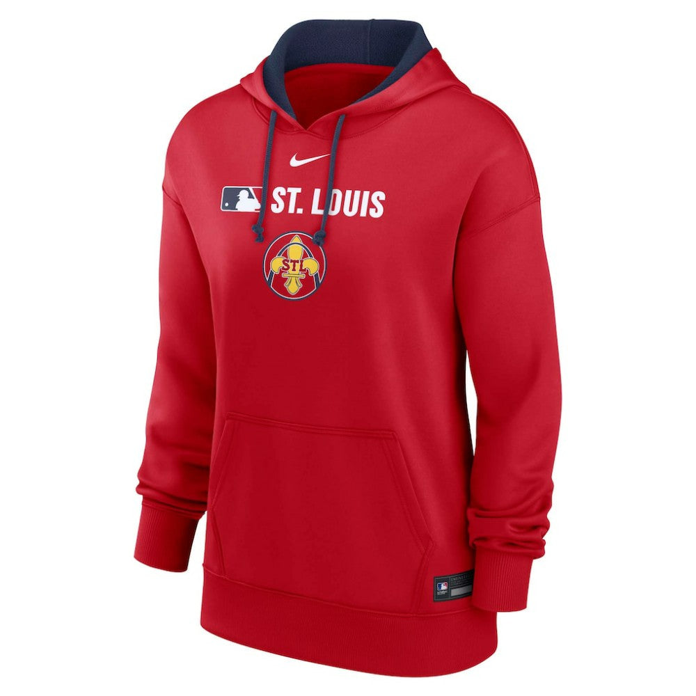MLB St. Louis Cardinals Nike Women's City Connect Authentic Collection Therma-FIT Hoodie