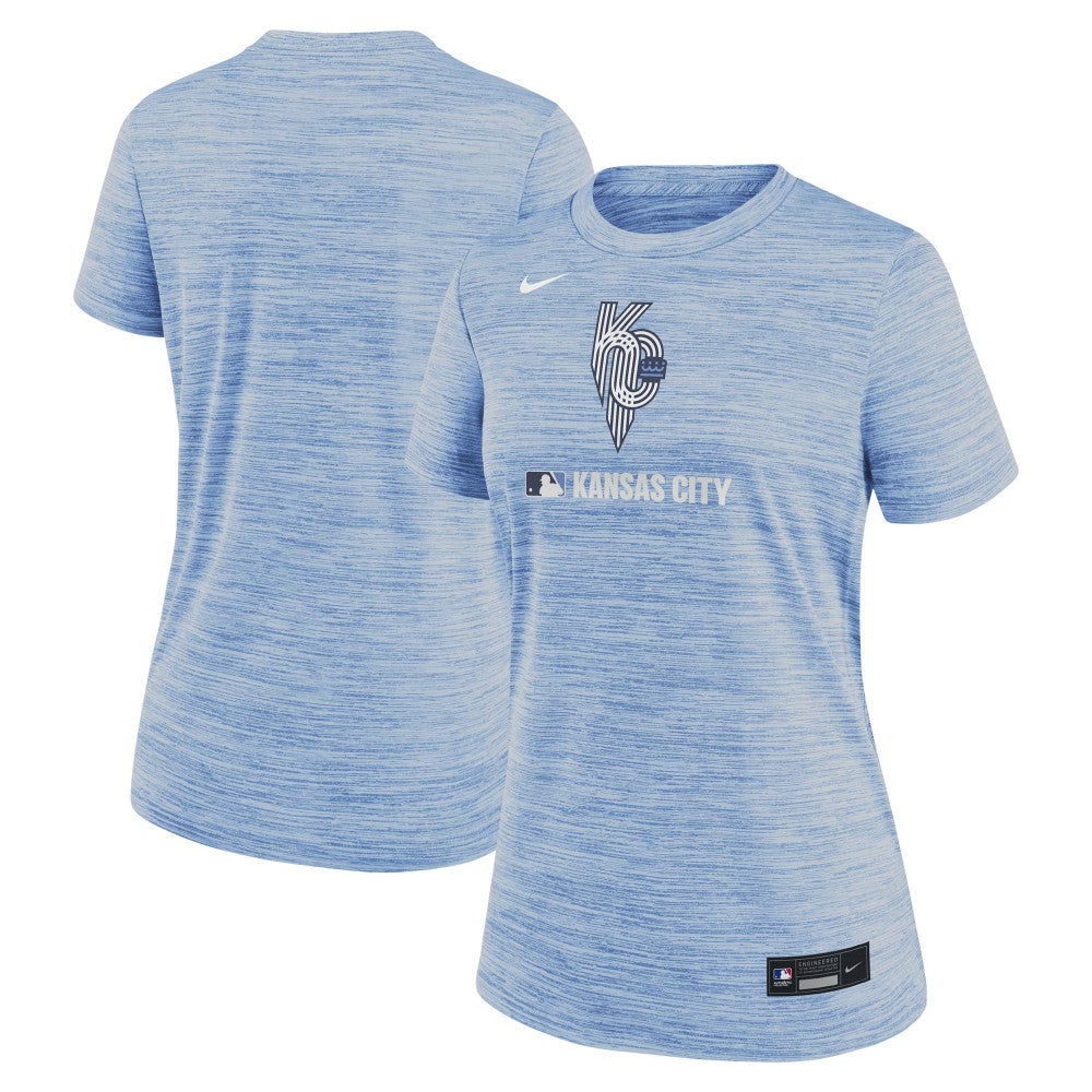 MLB Kansas City Royals Nike Women's Authentic Collection City Connect Velocity Dri-FIT T-Shirt