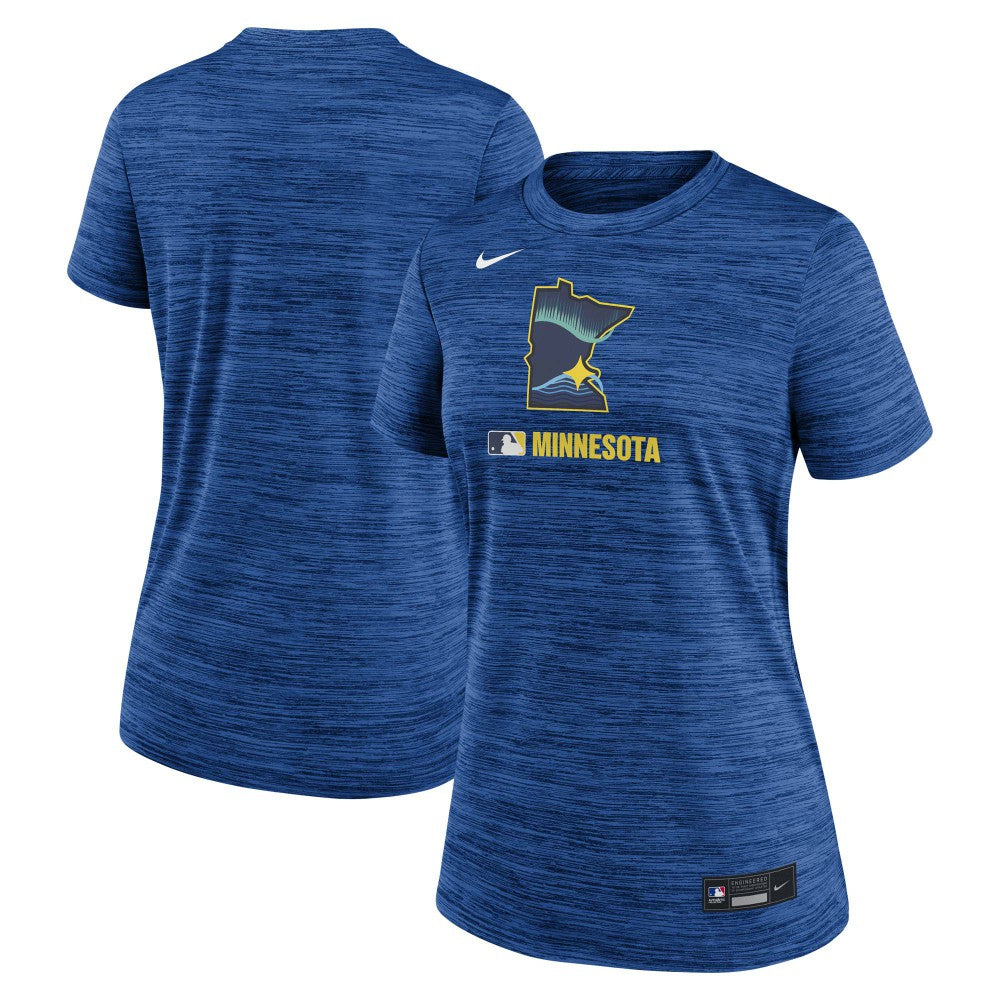 MLB Minnesota Twins Nike Women's Authentic Collection City Connect Velocity Dri-FIT T-Shirt