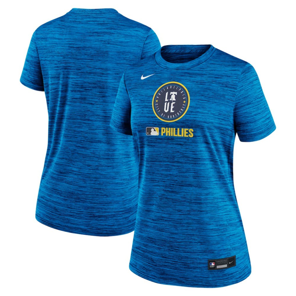 MLB Philadelphia Phillies Nike Women's Authentic Collection City Connect Velocity Dri-FIT T-Shirt