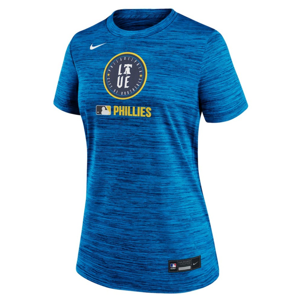 MLB Philadelphia Phillies Nike Women's Authentic Collection City Connect Velocity Dri-FIT T-Shirt