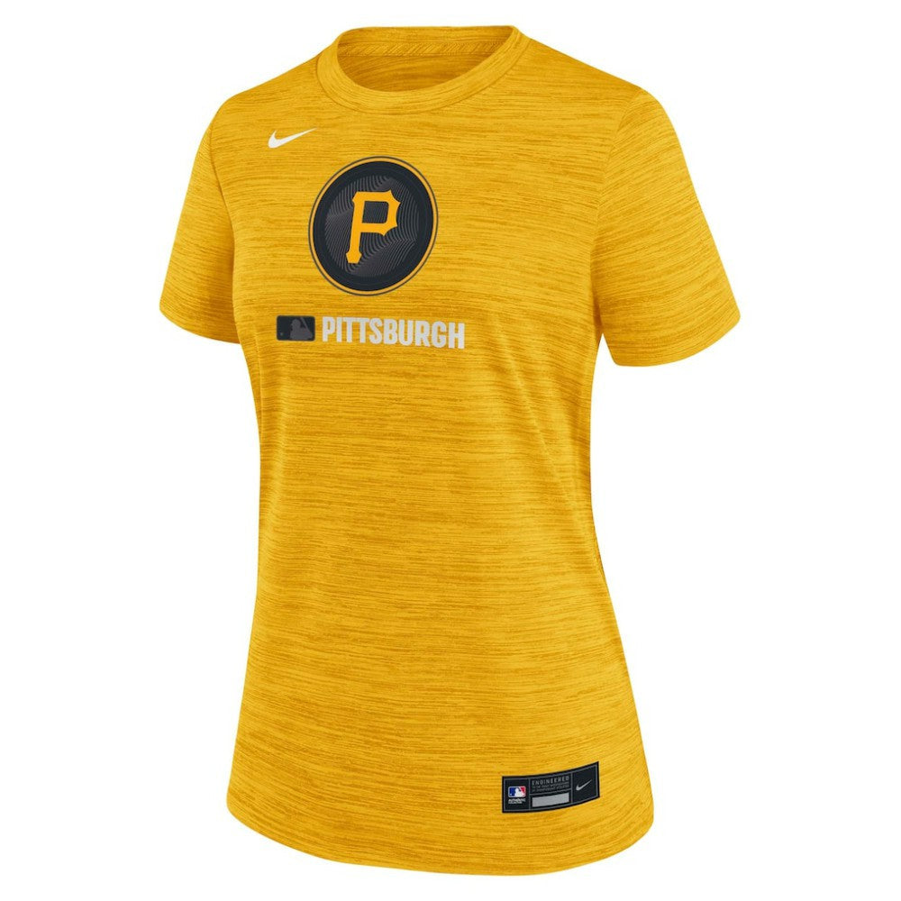 MLB Pittsburgh Pirates Nike Women's Authentic Collection City Connect Velocity Dri-FIT T-Shirt