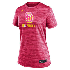 MLB San Diego Padres Nike Women's Authentic Collection City Connect Velocity Dri-FIT T-Shirt