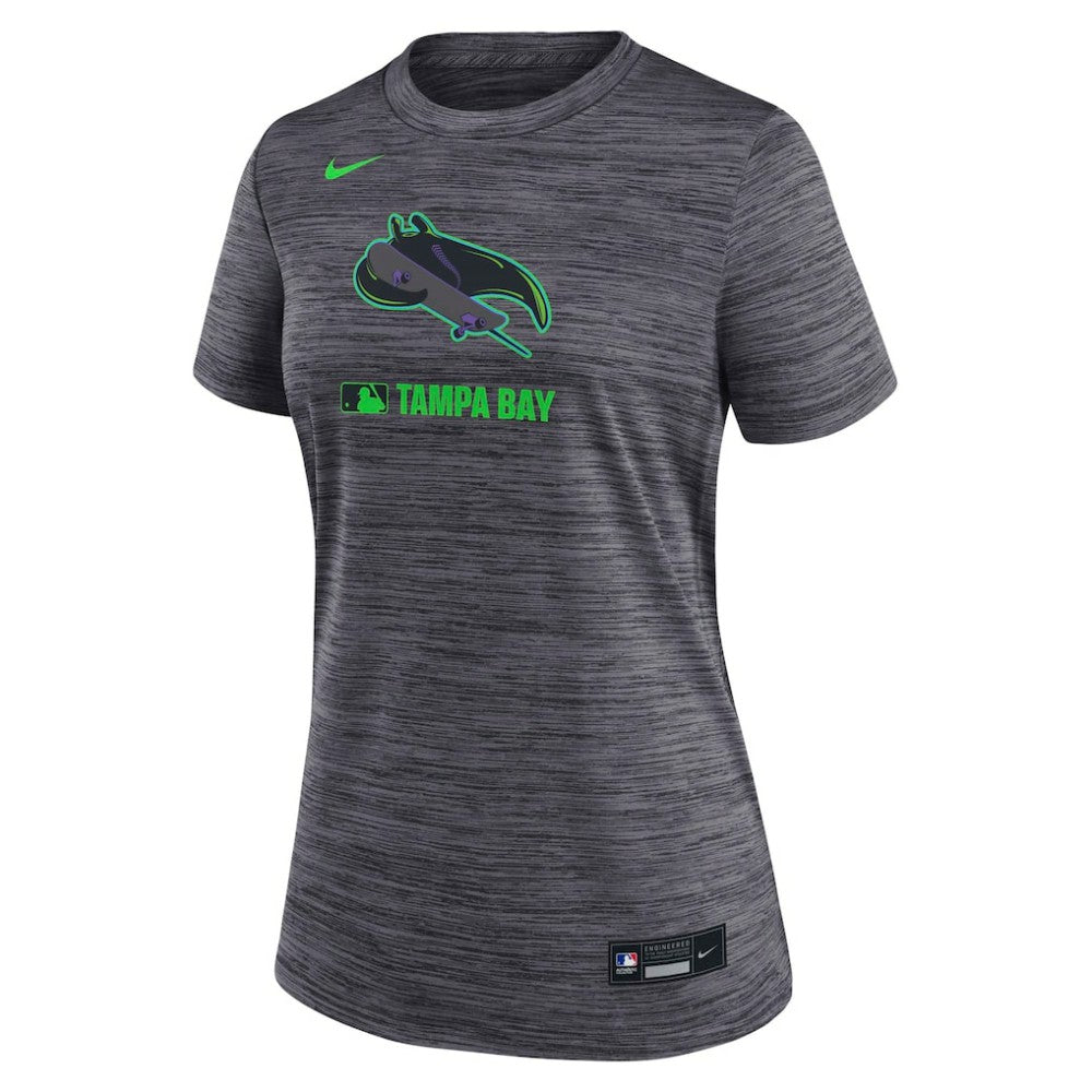 MLB Tampa Bay Rays Nike Women's Authentic Collection City Connect Velocity Dri-FIT T-Shirt