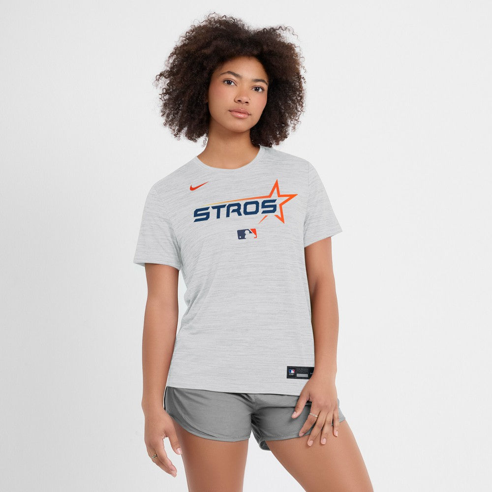 MLB Houston Astros Nike Women's 2025 City Connect Authentic Collection Velocity Dri-FIT T-Shirt