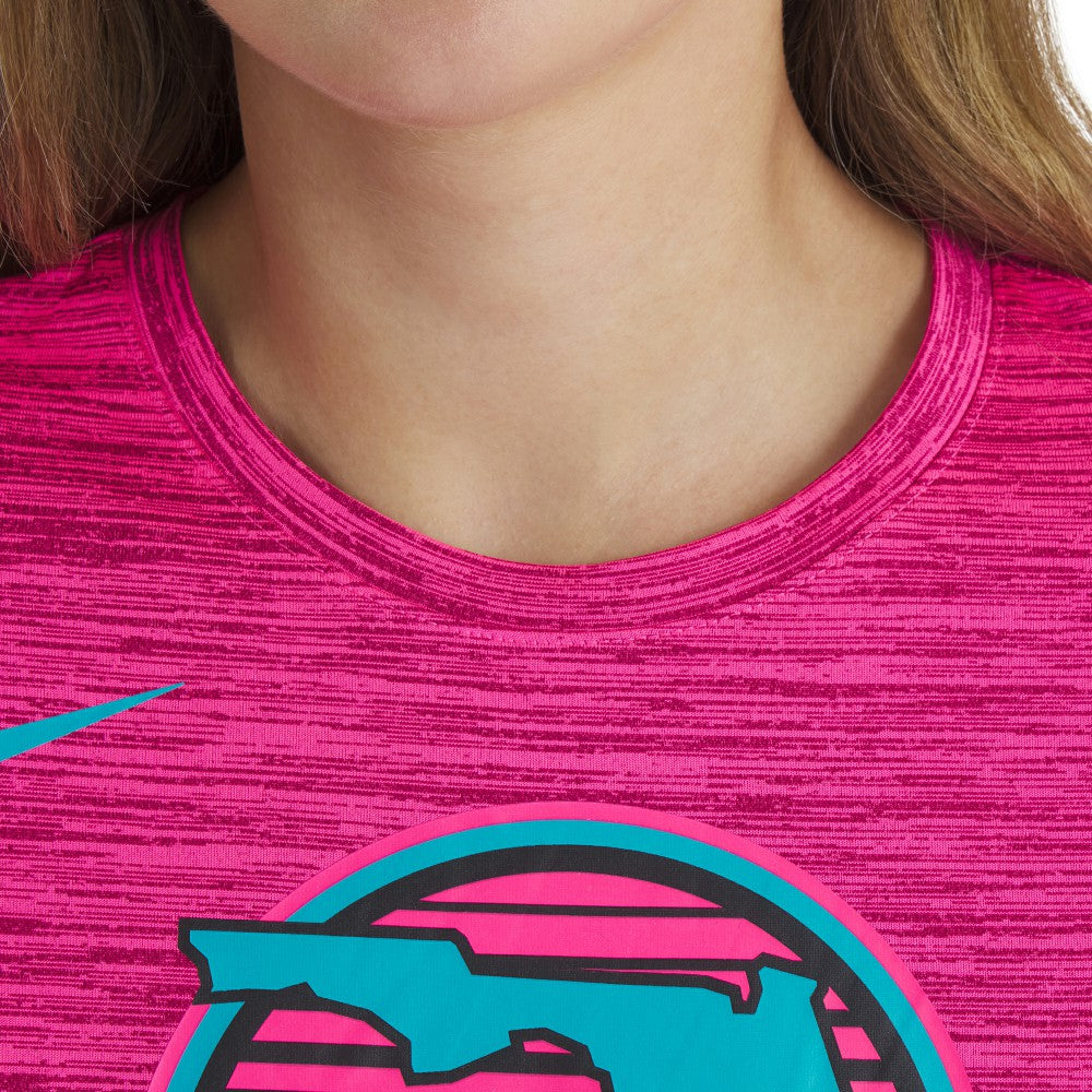 MLB Miami Marlins Nike Women's 2025 City Connect Authentic Collection Velocity Dri-FIT T-Shirt