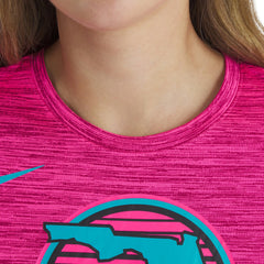 MLB Miami Marlins Nike Women's 2025 City Connect Authentic Collection Velocity Dri-FIT T-Shirt