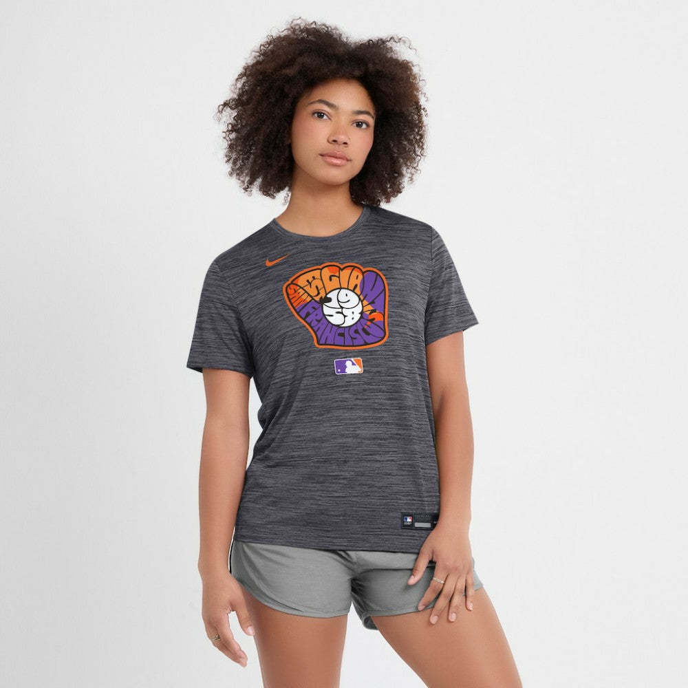 MLB San Francisco Giants Nike Women's 2025 City Connect Authentic Collection Velocity Dri-FIT T-Shirt
