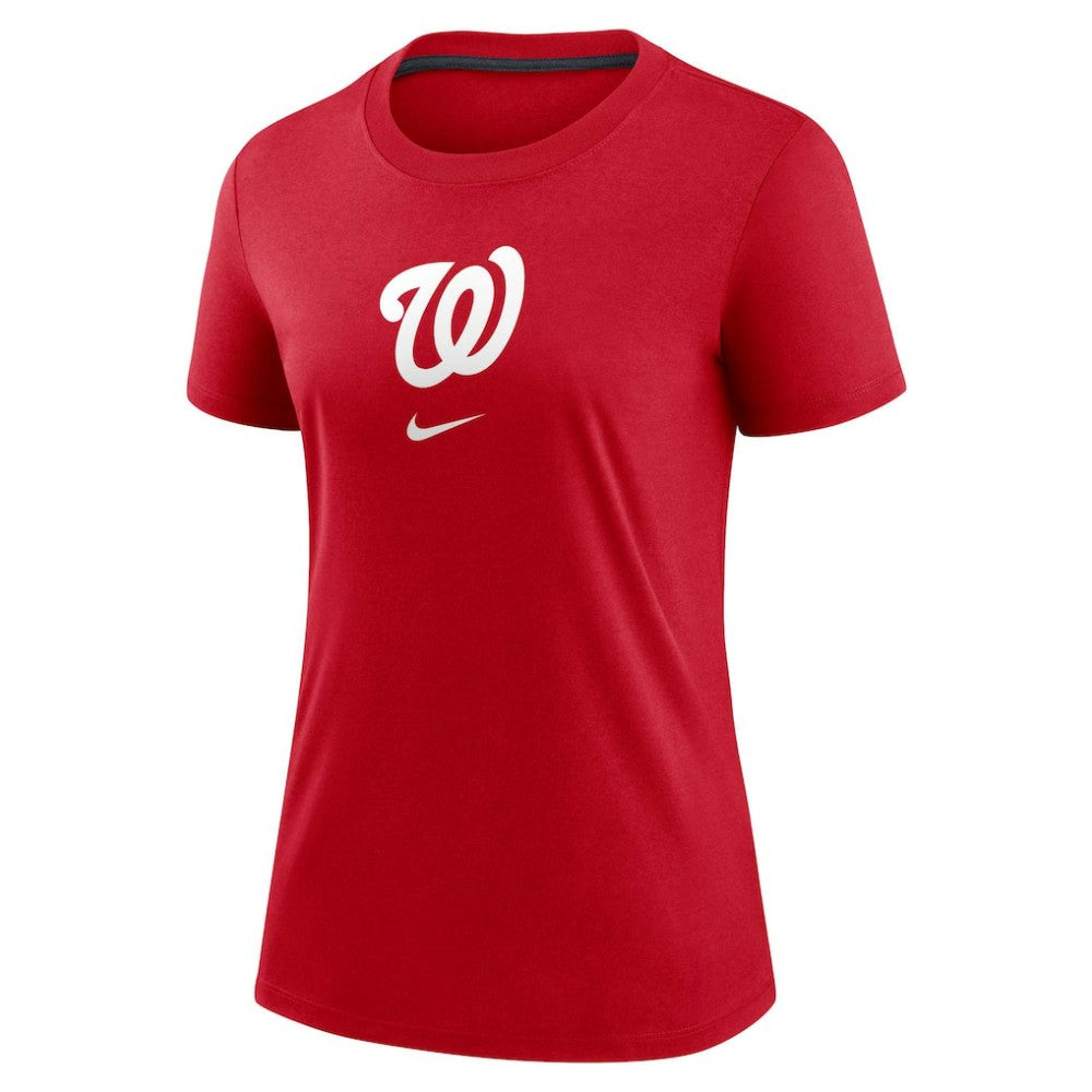 MLB Washington Nationals Nike Women's Authentic Collection Early Work Tri-Blend T-Shirt
