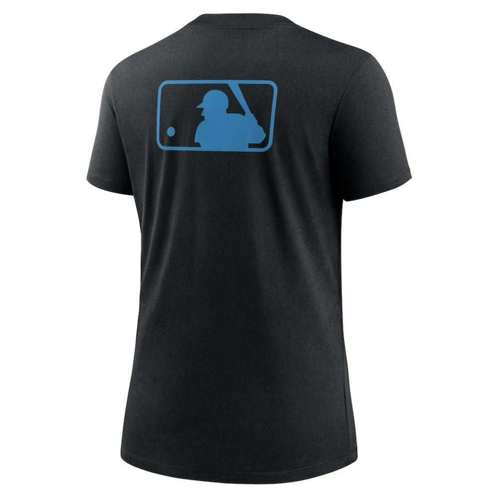MLB Miami Marlins Nike Women's Authentic Collection Early Work Tri-Blend T-Shirt