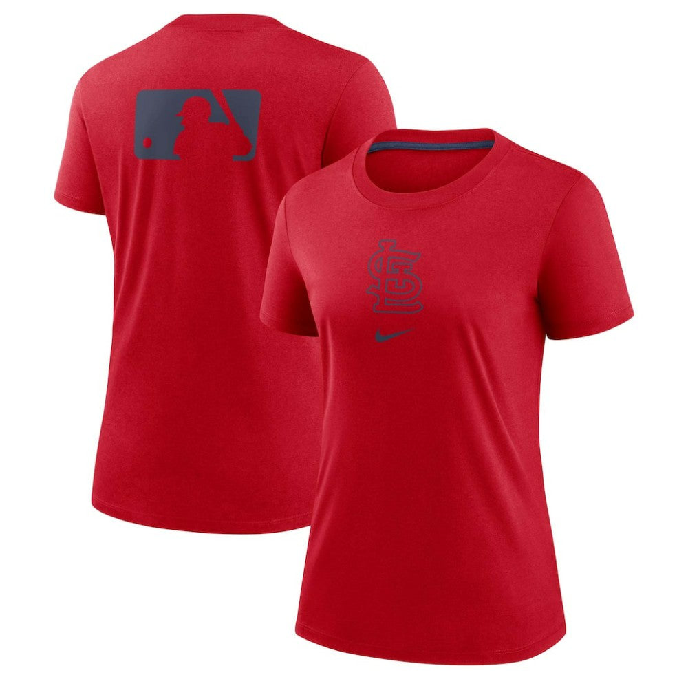 MLB St. Louis Cardinals Nike Women's Authentic Collection Early Work Tri-Blend T-Shirt