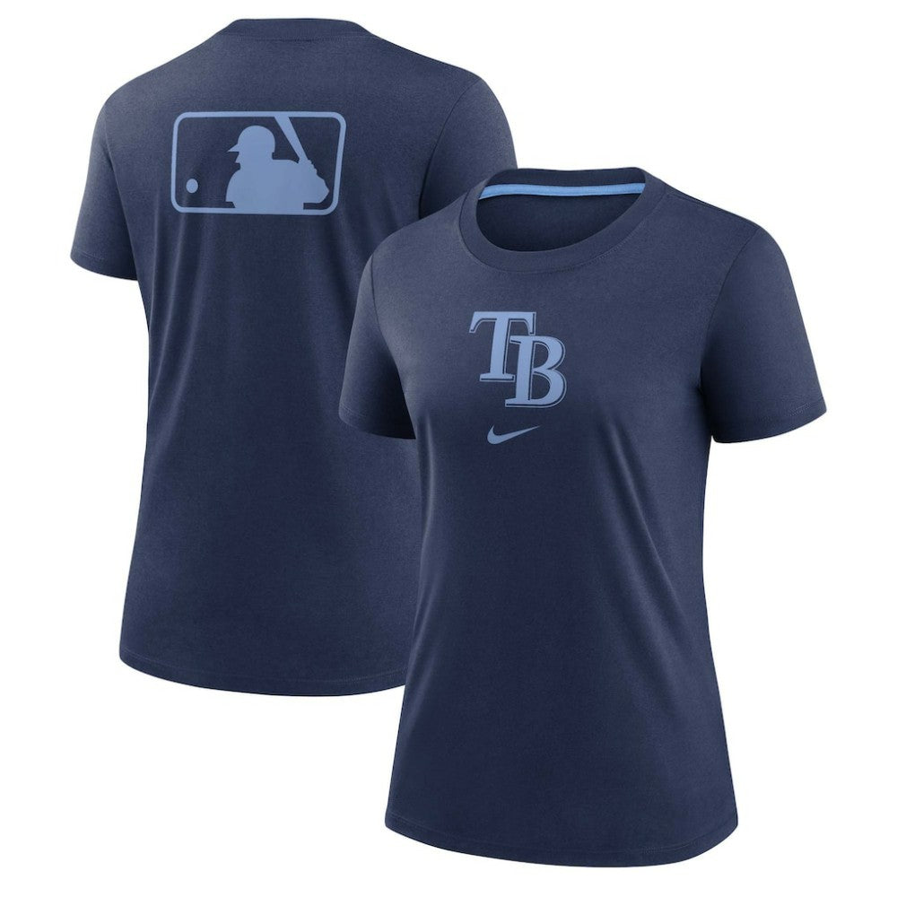 MLB Tampa Bay Rays Nike Women's Authentic Collection Early Work Tri-Blend T-Shirt