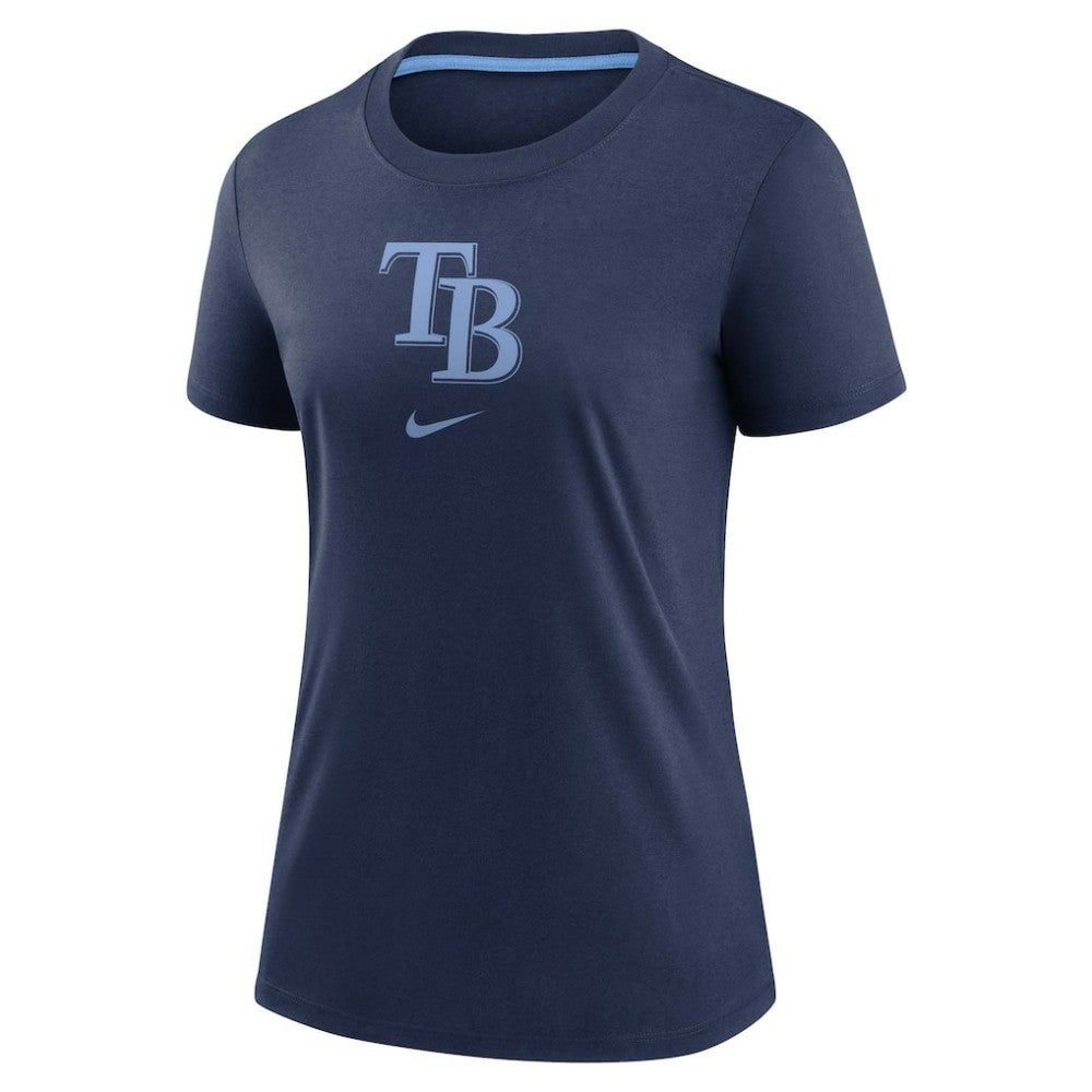 MLB Tampa Bay Rays Nike Women's Authentic Collection Early Work Tri-Blend T-Shirt