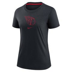 MLB Cleveland Guardians Nike Women's Authentic Collection Early Work Tri-Blend T-Shirt