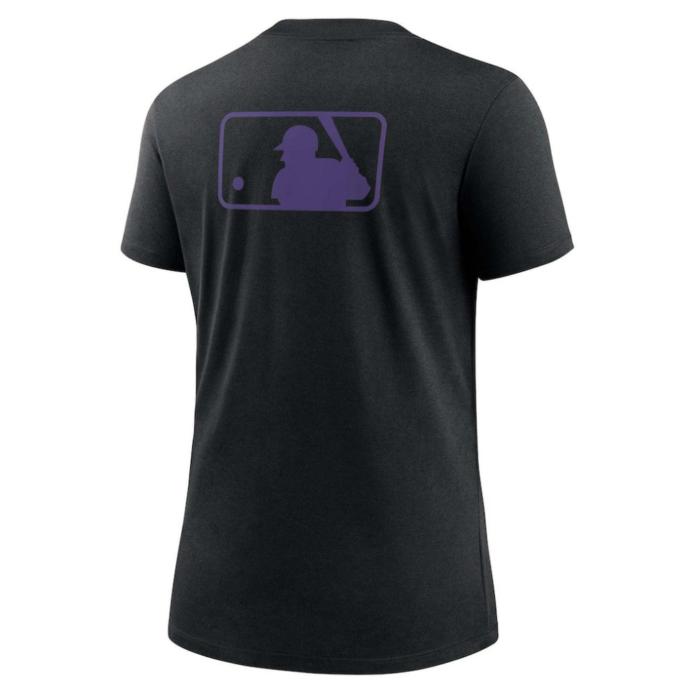 MLB Colorado Rockies Nike Women's Authentic Collection Early Work Tri-Blend T-Shirt