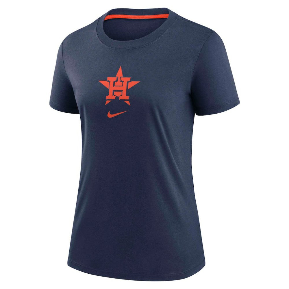 MLB Houston Astros Nike Women's Authentic Collection Early Work Tri-Blend T-Shirt
